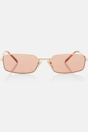 Prada Logo rectangular sunglasses