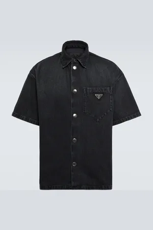Prada Logo denim shirt