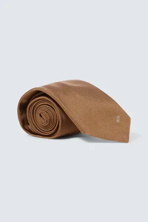 Prada Logo silk tie