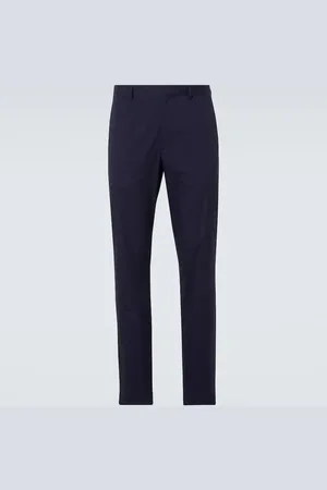 Prada Cotton-blend poplin straight pants