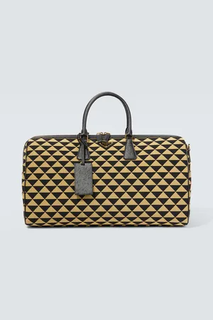 Prada Symbole Large jacquard travel bag