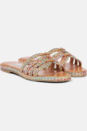 Aquazzura Playita espadrille slides