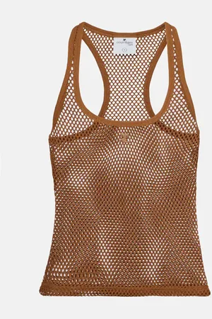Courrèges CourrÃ¨ges Scuba cotton mesh tank top