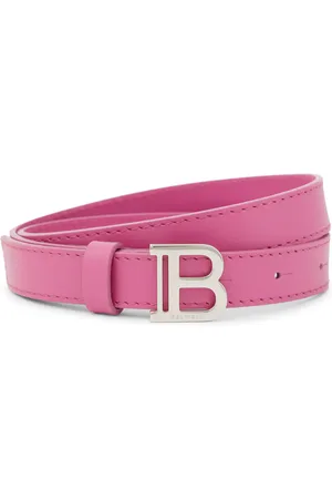 Balmain Logo leather belt