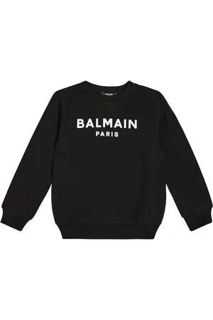 Balmain Logo cotton jersey sweatshirt