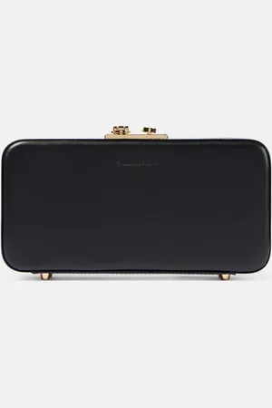 Gianvito Rossi ValÃ¬ leather clutch