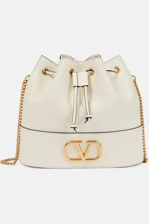 VALENTINO GARAVANI VLogo Signature Small leather bucket bag