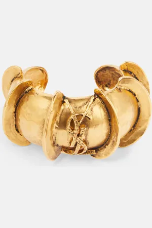 Saint Laurent Cassandre cuff bracelet