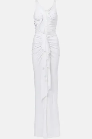 CHRISTOPHER ESBER Salacia draped jersey maxi dress