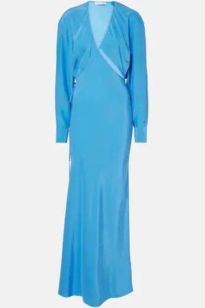 CHRISTOPHER ESBER Cutout silk maxi dress