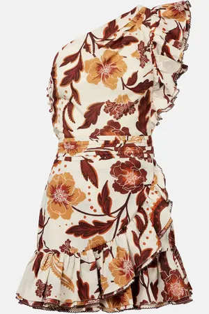 POUPETTE ST BARTH Corinne floral ruffled cotton minidress