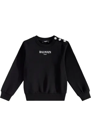 Balmain Logo cotton jersey sweatshirt