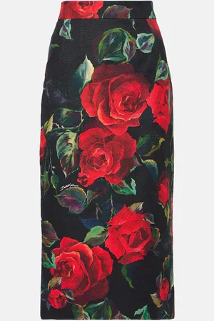 Dolce & Gabbana Floral pencil skirt