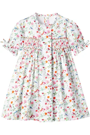 La Coqueta Carla floral cotton poplin dress