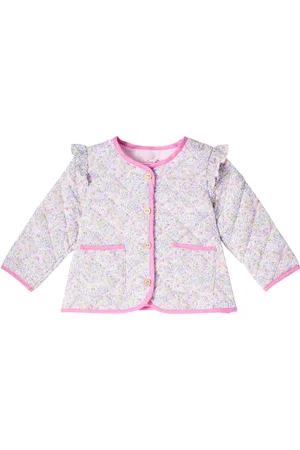 La Coqueta Baby Lottie quilted cotton jacket