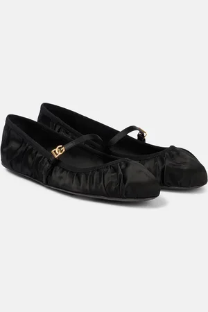 Dolce & Gabbana DG satin ballet flats
