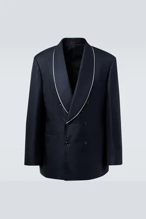 Brunello Cucinelli Silk tuxedo jacket