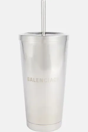 Balenciaga Logo stainless steel travel cup