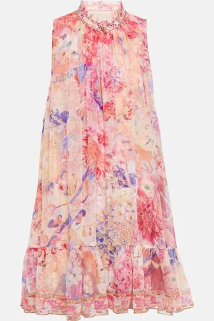 Camilla Floral silk minidress