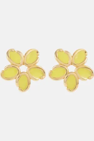 Oscar de la Renta Flower earrings