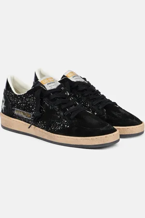 Golden Goose Ball Star suede-trimmed sneakers