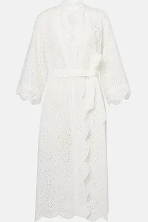 POUPETTE ST BARTH Aya broderie anglaise cotton beach cover-up