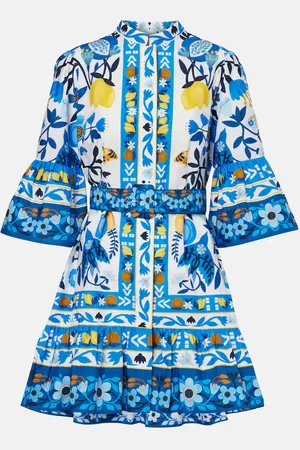 Farm Rio Floral cotton minidress
