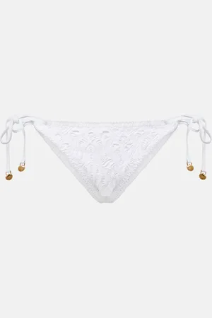 Farm Rio Broderie anglaise cotton bikini bottoms
