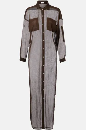 Jade Swim Mika sheer shirt dress