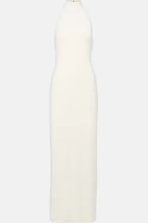 Bananhot Carrie halterneck jersey maxi dress