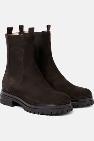 Gianvito Rossi Chester suede Chelsea boots