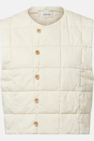 LEMAIRE Quilted cotton puffer vest