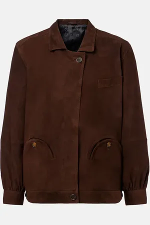 Blazé Milano BlazÃ© Milano Cleo suede bomber jacket