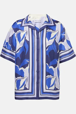 Rebecca Vallance Paros printed silk shirt