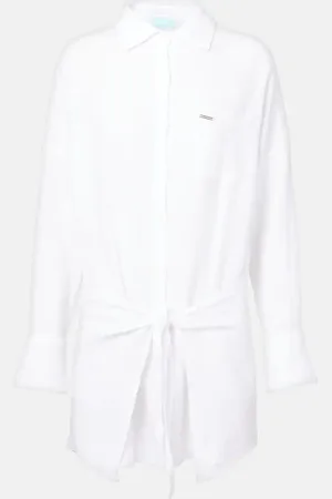 Melissa Odabash Sara cotton shirt dress