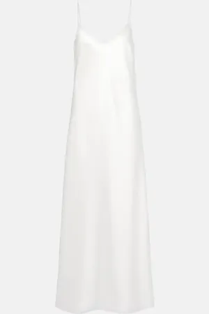 GALVAN Satin slip dress