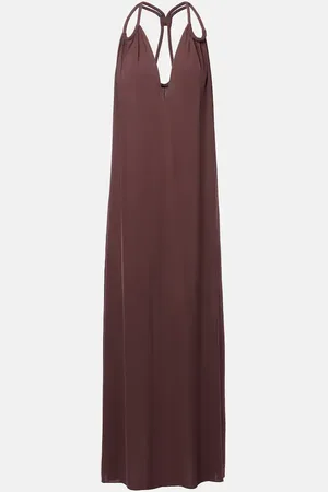 Adriana Degreas Satin maxi dress