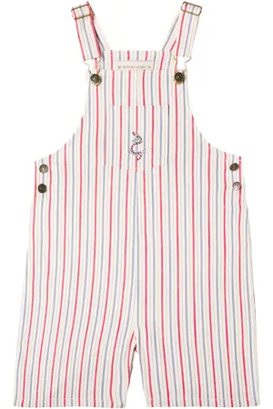 Konges Sløjd Konges SlÃ¸jd Marlon striped cotton twill overalls