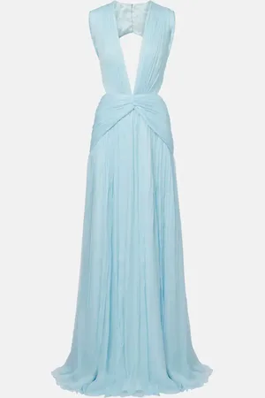 Costarellos Silk chiffon gown