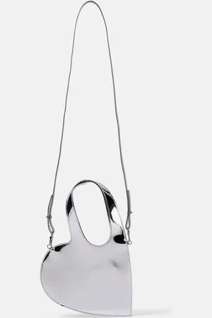 COPERNI Baby Heart mirrored leather crossbody bag
