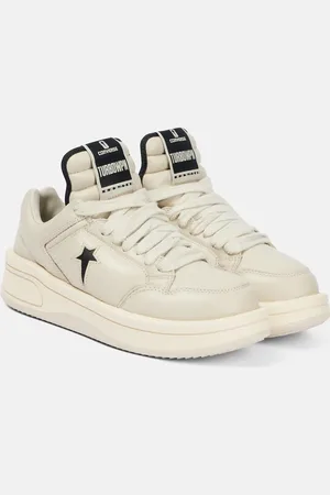 Rick Owens X Converse Turbowpn leather sneakers
