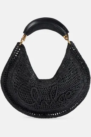 Chloé ChloÃ© Summer Banana raffia effect tote bag