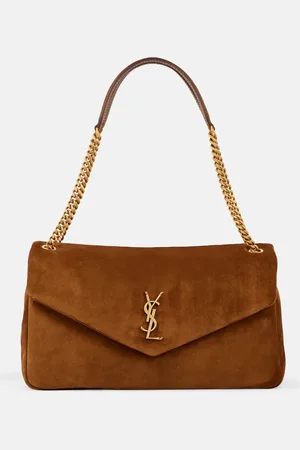 Saint Laurent Calypso Large suede shoulder bag