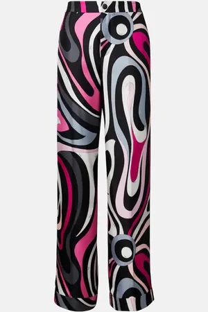 Puccini Marmo silk twill straight pants
