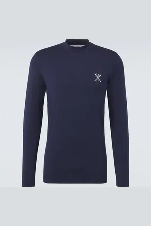 Brunello Cucinelli Logo silk T-shirt