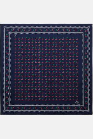 VALENTINO Cherryfic silk scarf