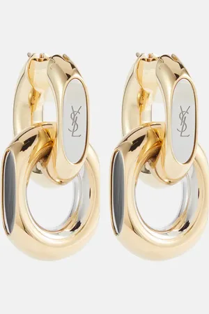 Saint Laurent Cassandre hoop earrings