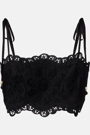 ZIMMERMANN Rhiannon embroidered cotton top