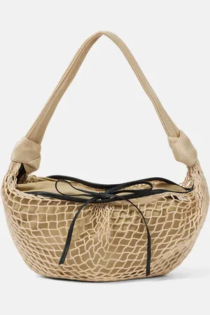 LEMAIRE X Filt Croissant leather-trimmed bag