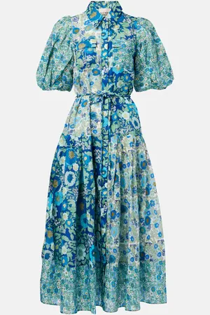 ALÉMAIS AlÃ©mais Sacha floral ramie shirt dress